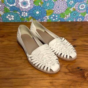 Nisolo Huarache Sandal in Bone Size:6.5